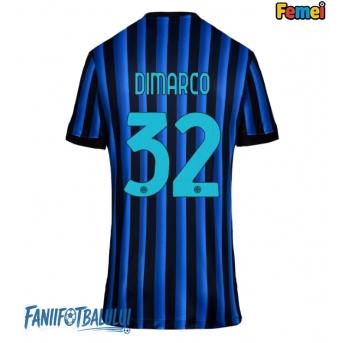Inter Milan Federico Dimarco #32 Tricou Fotbal Replică 2025-26 Femei Acasa